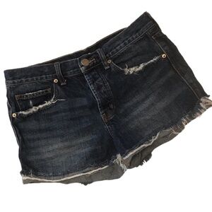 BDG Distressed Hi Rise Jean Shorts